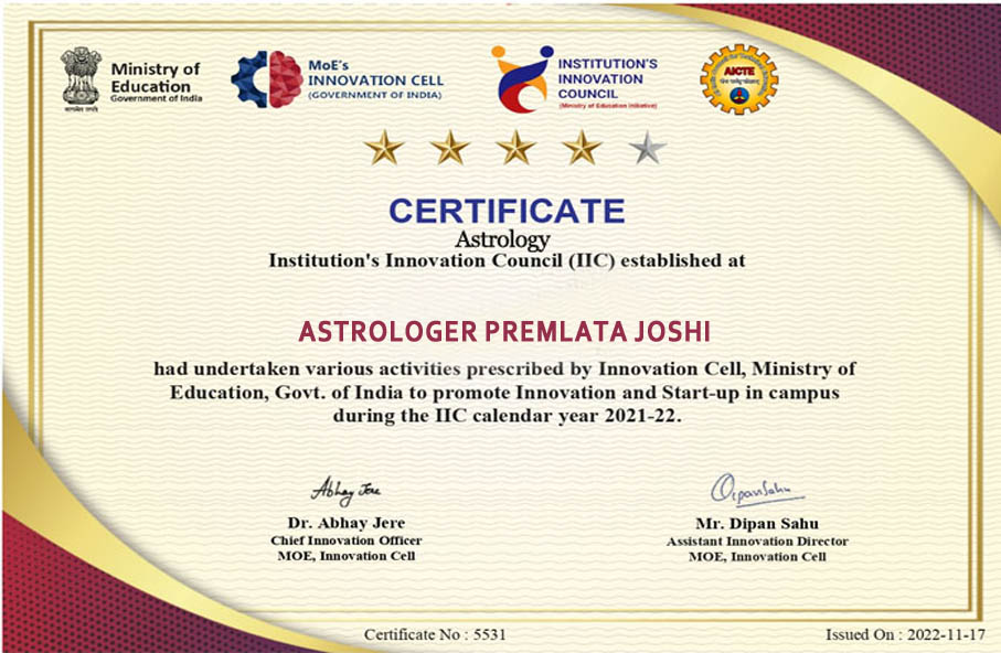 Astrologer Premlata Joshi